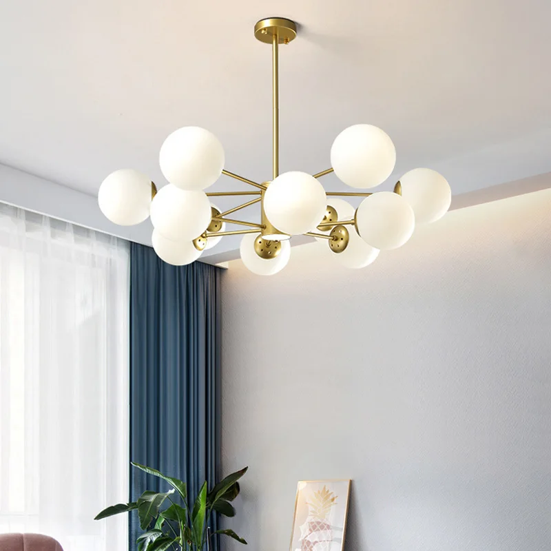 Продажа Люстра со стеклянным шаром, Подвесная лампа черного цвета в стиле арт-деко для дома, столовой, спальни, ресторана, бара Pаспродажа Люстра со стеклянным шаром, Подвесная лампа черного цвета в стиле арт-деко для дома, столовой, спальни, ресторана, бара