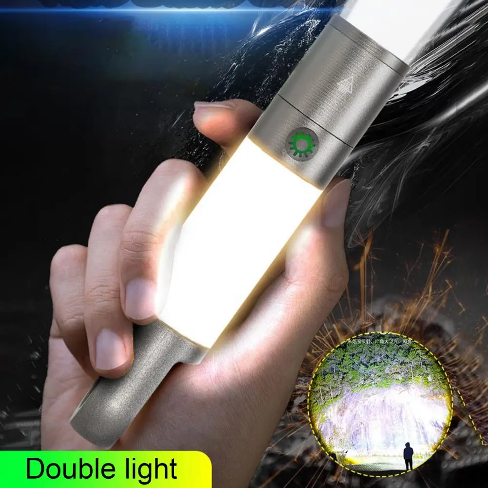 

Pocket-sized Flashlight Compact Rechargeable Camping Flashlight High Waterproof Multiple Modes Essential Emergency Lantern