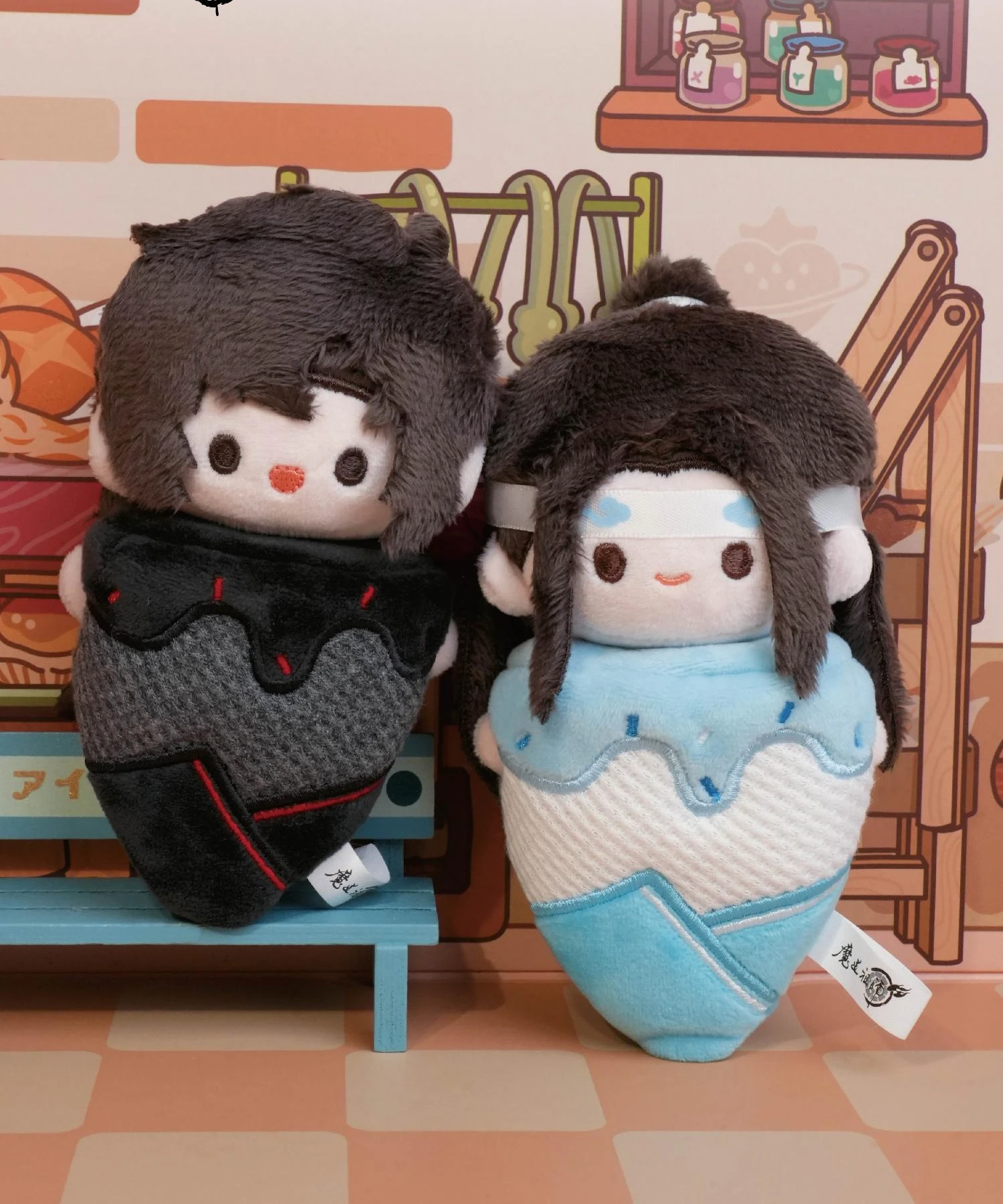 Аниме Grandmaster of Demonic Cultivation WeiWuXian LanWangJi Косплей Мультфильм Мороженое Пушистая Кукла