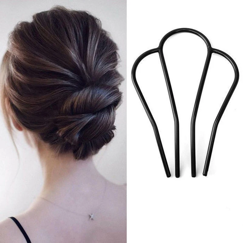 

Hair Accessories for Women Korean Style Hairpin Comb Simple Fashion Styling Tool Braiding Twist Fork Curly Hair Clip Ornament