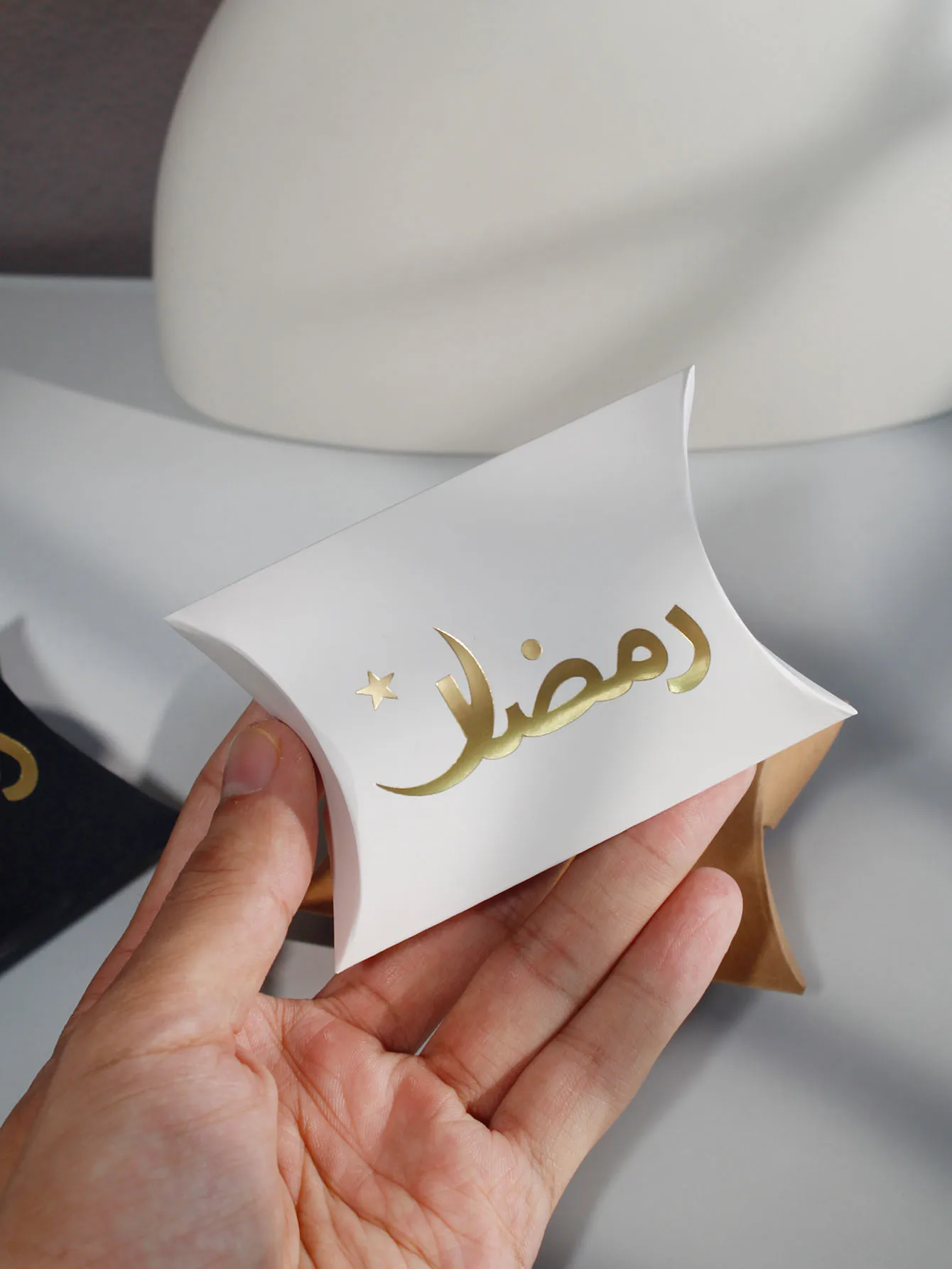 Ид Мубарак коробка конфет аль-Фитр мусульманский исламский Рамадан Карим добро