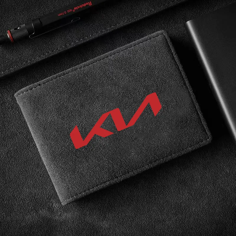 

Портативный автомобильный держатель водительских прав из искусственной кожи, сумка для карт, автоаксессуары для KIA Sportage Rio 3 Soul Optima Ceed Pro K5 K2 Pride