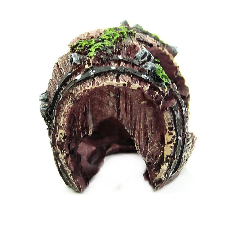 Полимерные украшения для аквариума искусственная пустотелая пещера