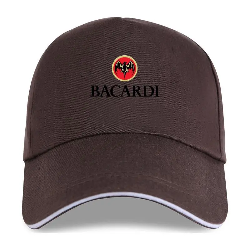 

new cap hat Bacardi Rum Drings Logo Baseball Cap Men Grey White S-Xxl Plus Size