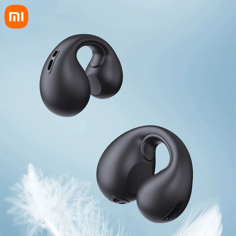 

Xiaomi New Bluetooth Headphones Ear-Clip Bone Conduction Earphone TWS Wireless Earbuds Stereo Bass Sports Headset with Mic