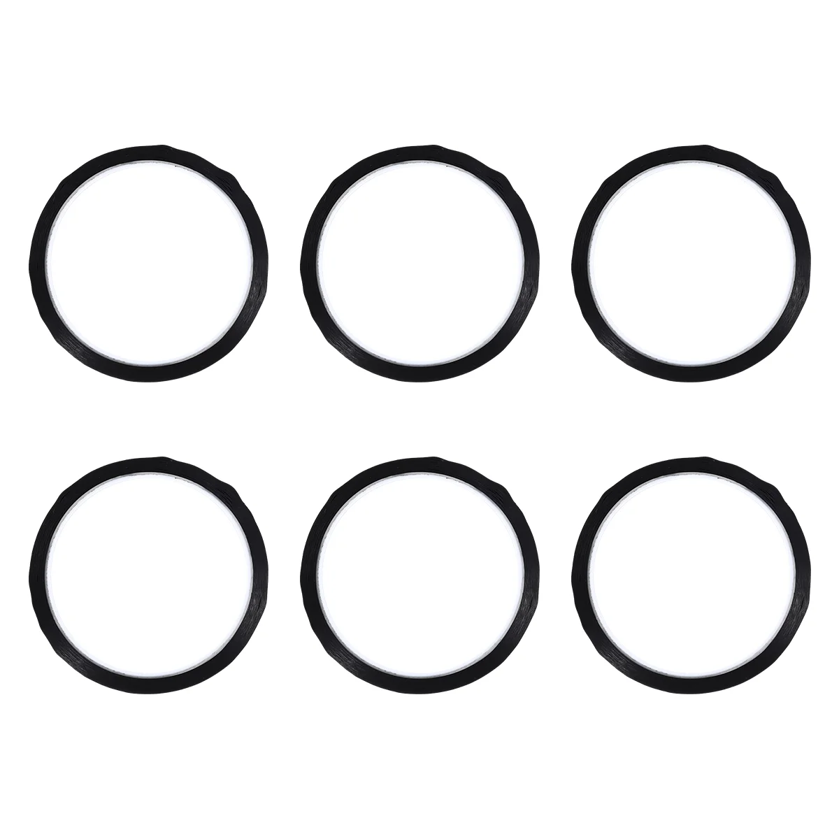 

6 Rolls Desktop Positioning Tape Marking Tape Marking Sticker Desktop Sign Tape