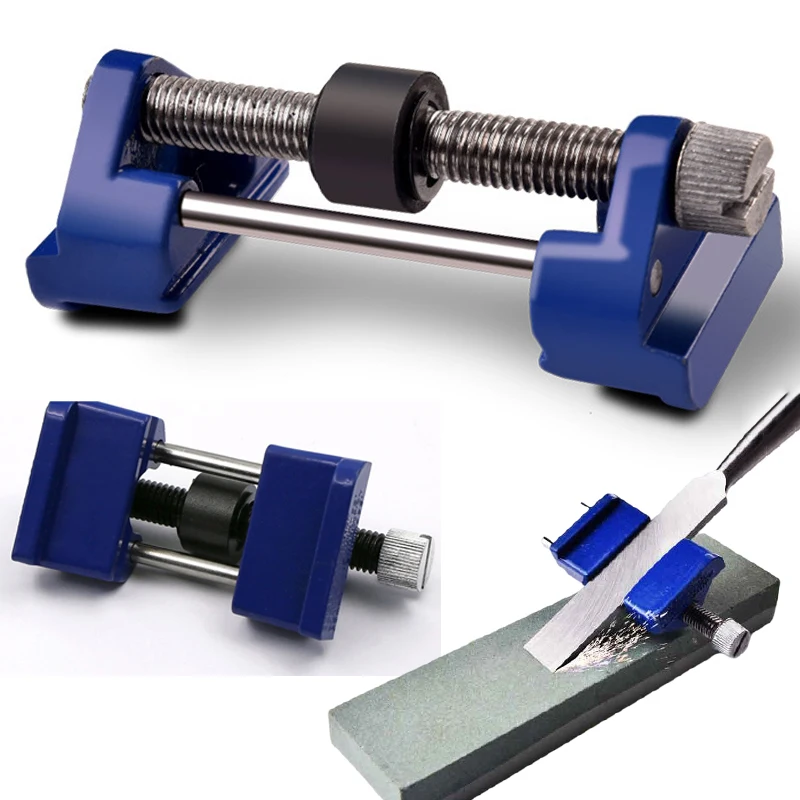 

Carbon Steel Knife Sharpener Professional Grinding Angle Guide Jig Roller Knives Sharpener For Wood Chisel Honing Sharpening