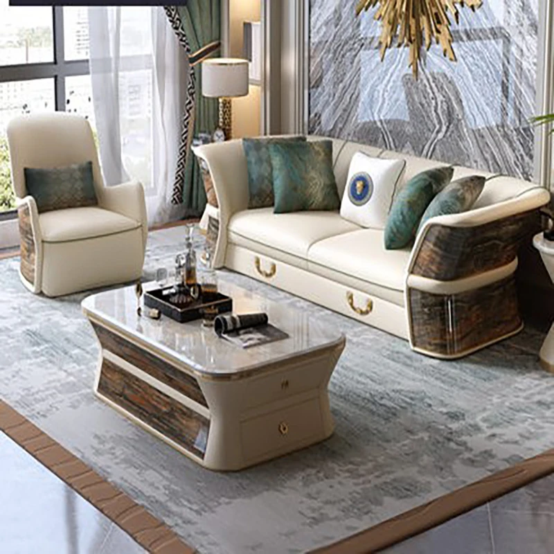 

Post Modern High Quality Napa Leather Sofa Italian Light Luxury Board Sofa Width Fabric Style Filling Appearance Is_sofabed Size