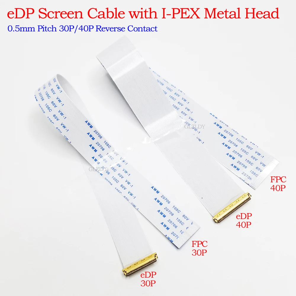 Экранный кабель EDP 0 5 мм I-PEX 20453 30P/40P Гибкий FFC/FPC с держателем Резервный контакт 1/2/4