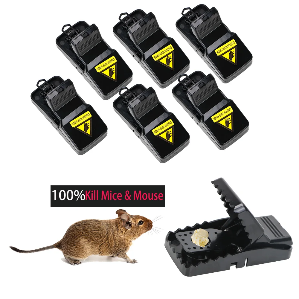 

Automatic Mousetrap Rat Mice Catching Plastic Mouse Trap 6pcs Mouse Pest Killer Small Rat Traps Reusable
