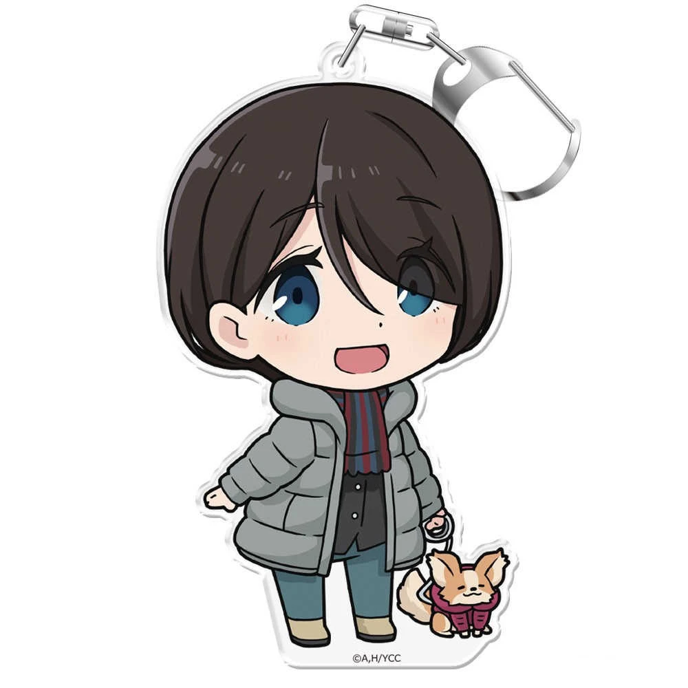 Акриловый брелок Ena Saitou из аниме Laid-Back Camp