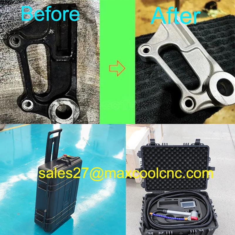 Небольшой размер Pulse Jpt 100 Вт 200 300 500 Импульсная лазерная чистящая машина для