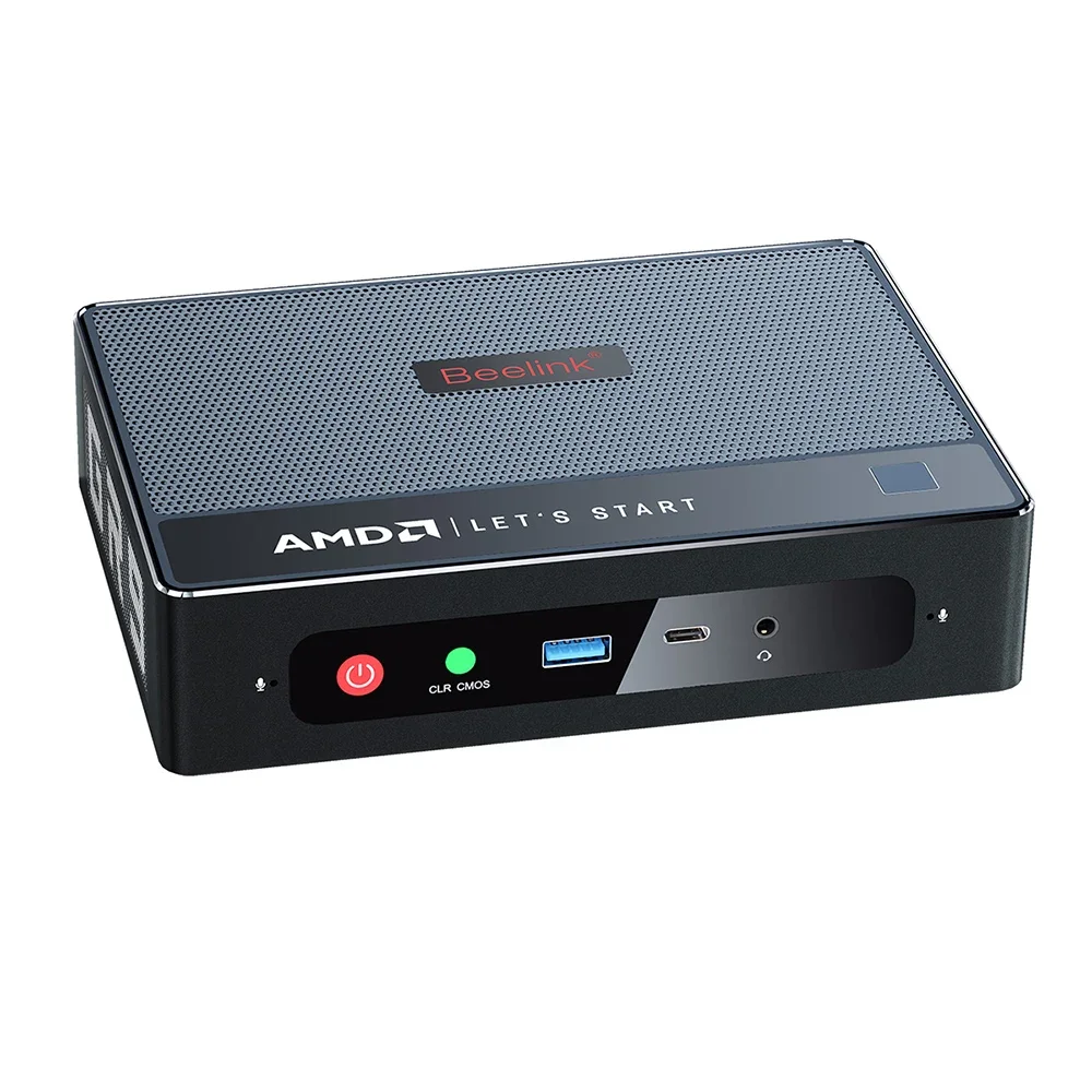 Beelink GTR5 5900HX Мини-ПК AMD Ry-zen 9 8 ядер Ram 16/32G/64G DDR4 Rom 500G 1 ТБ M.2 SSD NVME 2280 WiFi 6E BT HD-MI USB Type-c
