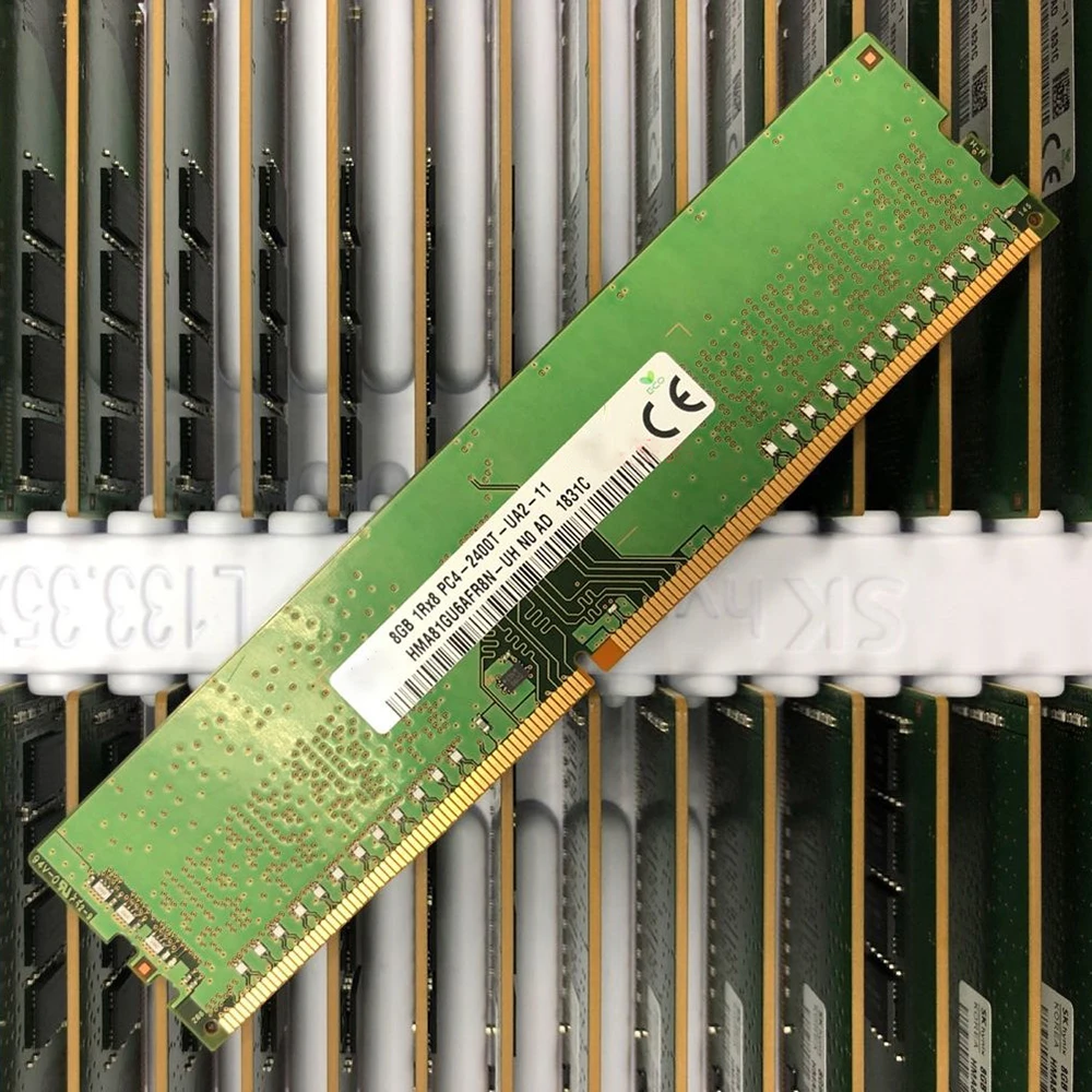 1 шт. 8G 1RX8 PC4-2400T DDR4 для настольной памяти SKhynix HMA81GU6AFR8N-UH
