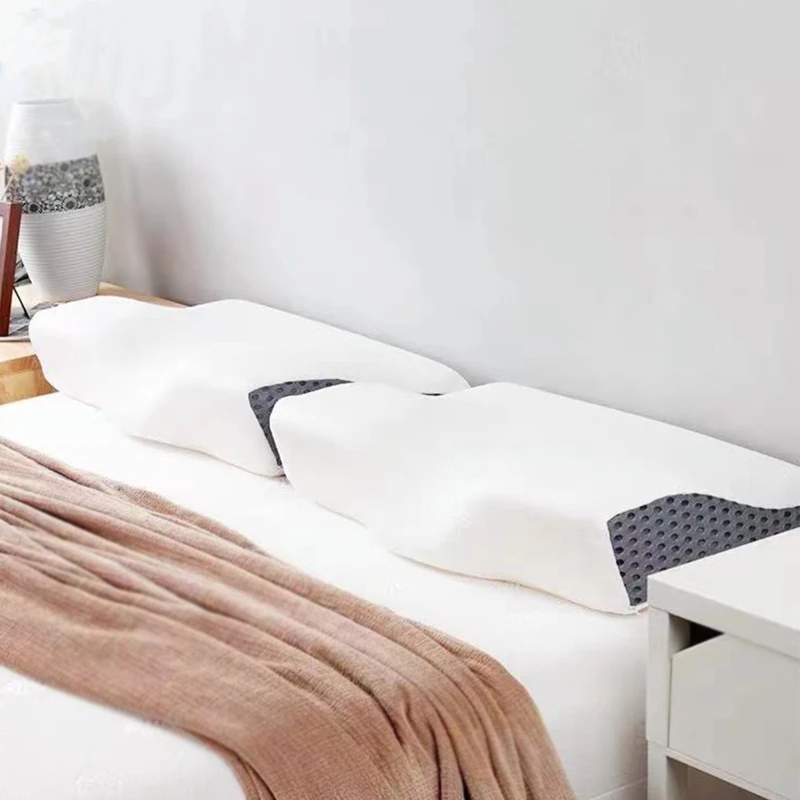 

Memory Foam Pillow for Sleeping Slow Rebound Memory Foam Orthopedic Pillow for Neck Pain Soft Relax Cervical Neck Stretcher