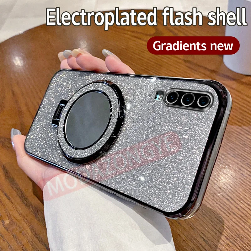 Чехол для Huawei P30 Lite силиконовый Гальванизированный мягкий чехол из ТПУ Nova 4e