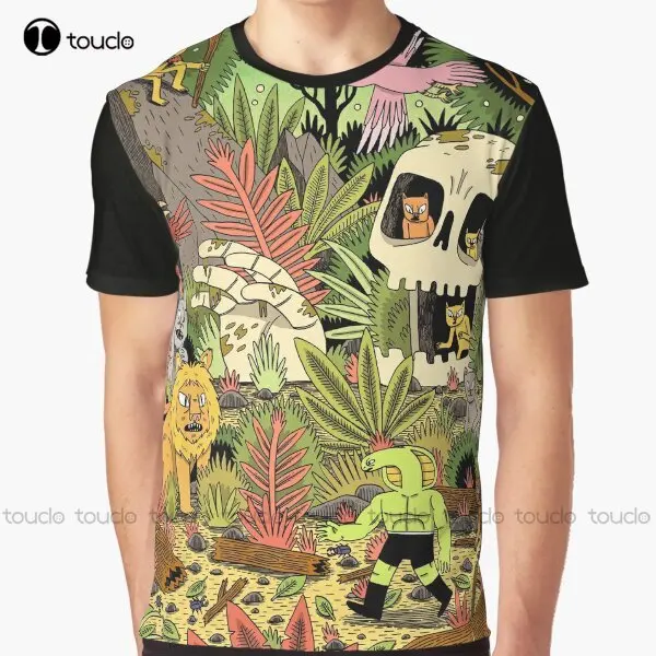 

The Jungle Graphic T-Shirt Digital Printing Tee Shirts Streetwear Xxs-5Xl New Popular Unisex Christmas Gift