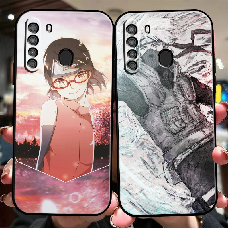

Japan NARUTO Anime Phone Case For Samsung Galaxy S8 S8 PLus S9 S9 Plus S10 S10E S10 Lite 5G Plus Back Soft Silicone Cover