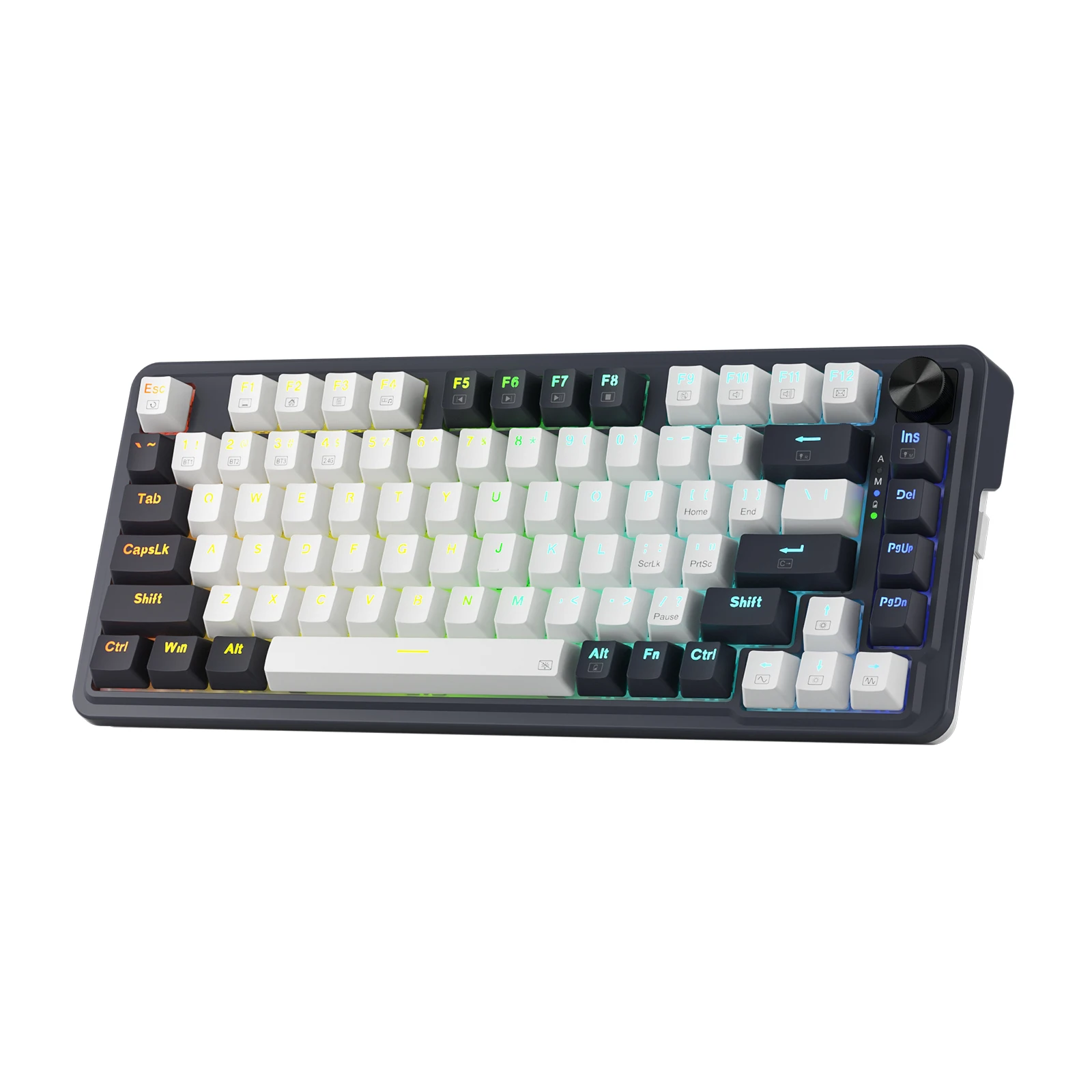 Беспроводная игровая клавиатура Redragon K673 PRO 75% RGB с прокладкой компактная