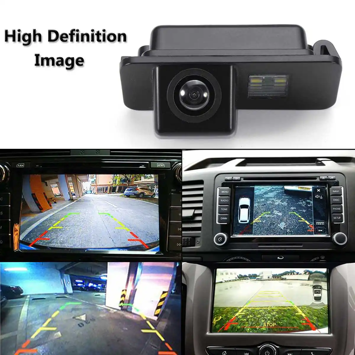 

RYWER fili del CCD HD Auto Videocamera Vista Posteriore di Parcheggio Retromarcia di Visione Notturna Impermeabile Per Ford Mond