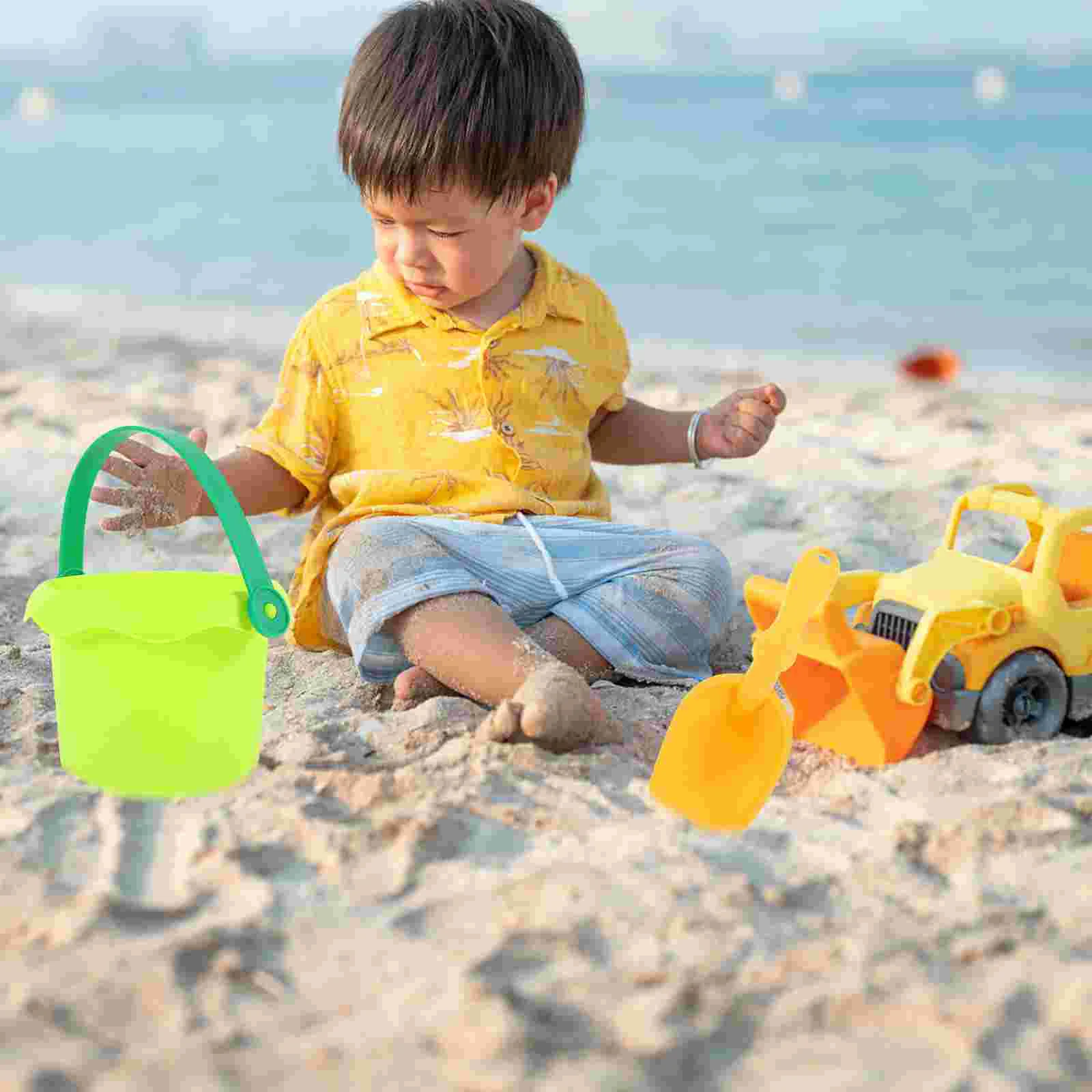 

Sand Play Tool Shovels Beach Toy Kit Pail Buckets For Kids Toddler Toys BeachToy Outdoor Babies