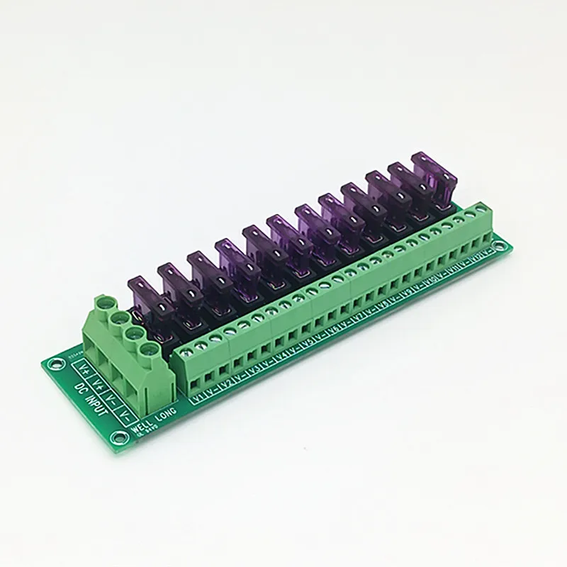 Блок распределения предохранителей постоянного тока Клеммная колодка 12 позиций