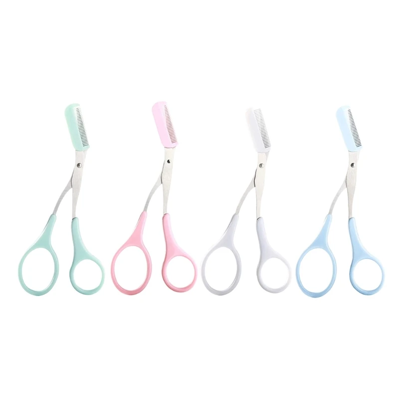 

Триммер для бровей, ножницы с расческой, удаление волос на лице, уход, придание формы бритве P8DD