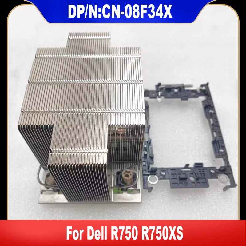 08F34X 8F34X Новый оригинальный радиатор для Dell PowerEdge R750 R750XS высокопроизводительный 2U