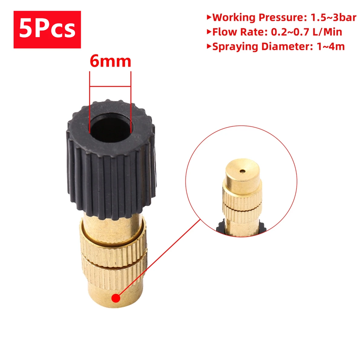 

Латунная распылительная форсунка для орошения