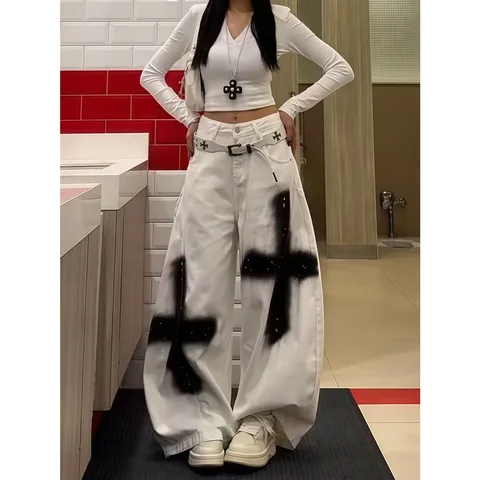 Neploe американские винтажные джинсы Cross Mom