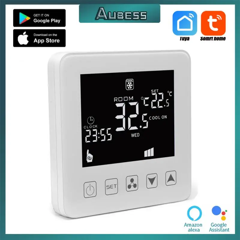 

WiFi Smart Thermostat for Central Air Conditioner Fan Coil Units FCU Room Temperature Controller Cooling Heating Ventilation