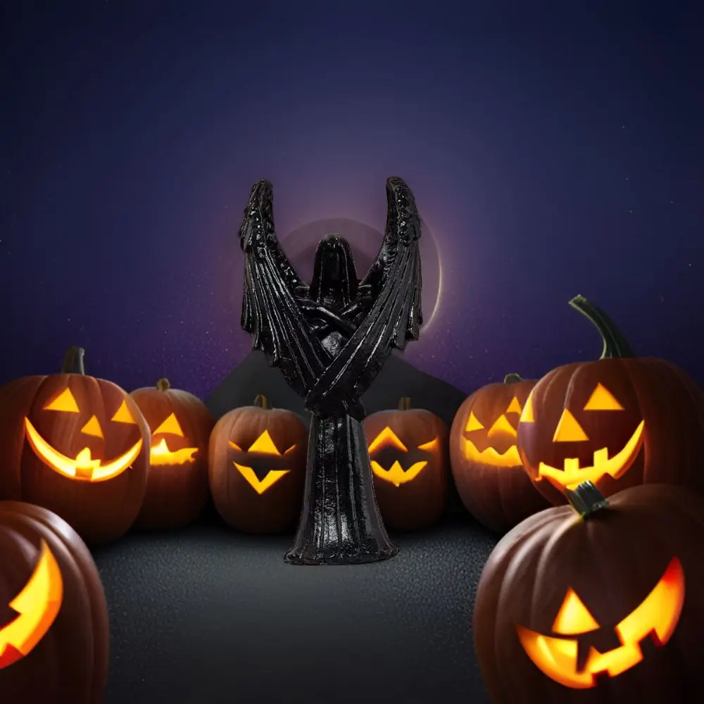 Смешное абстрактное искусство скульптура темного ангела ручная работа