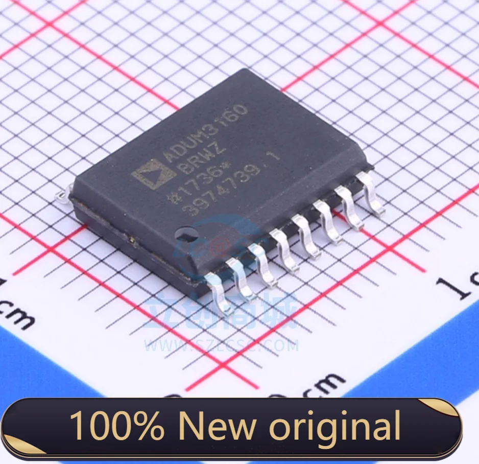 100% New Original ADUM3160BRWZ-RL Package SOIC-16 New Original Genuine IC  Chip