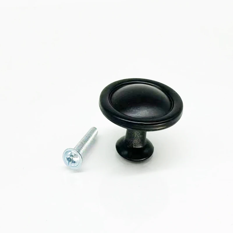 

10PCS Black Cupboard Handle aluminum alloy Kitchen Cabinet Door Knob Furniture Drawer Pull Hardware Pulls