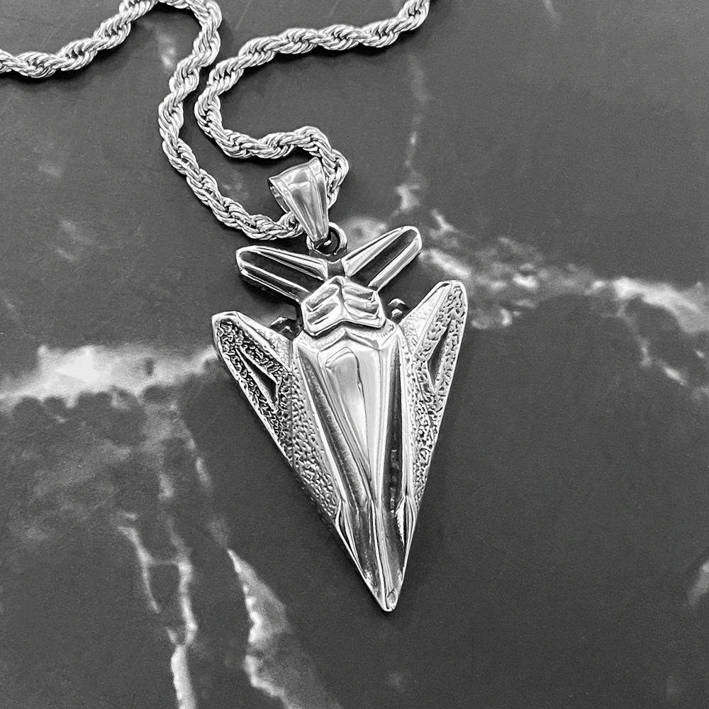 Мужской скандинавский амулет с подвеской в виде копьев викингов из нержавеющей