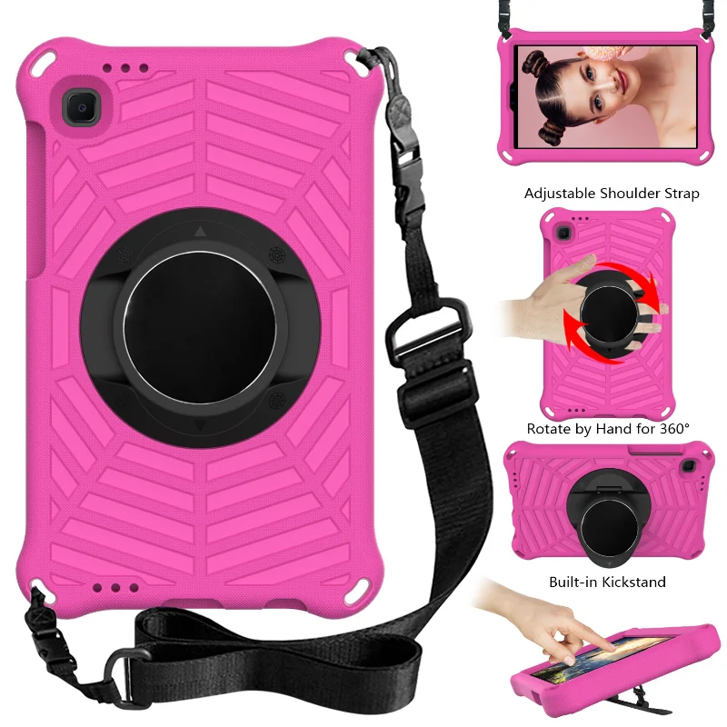 

Kids Case for Samsung Galaxy Tab A 8.0 SM-T290 T295 2019 10.1 T510 A7 lite T220 8.7"EVA Shockproof Cover Kickstand Shoulder Belt