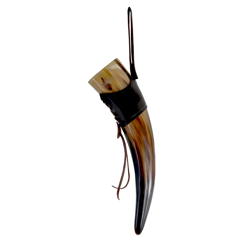 Кружка Viking Drinking Horn с кожаным футляром пивная чашка