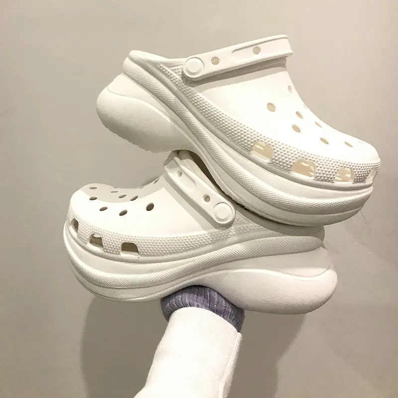 Summer New Slippers for Women Ladies Fashion with Platform Cute White Beach Women's Sandals Novelties 2023 Designer Elegant Hit