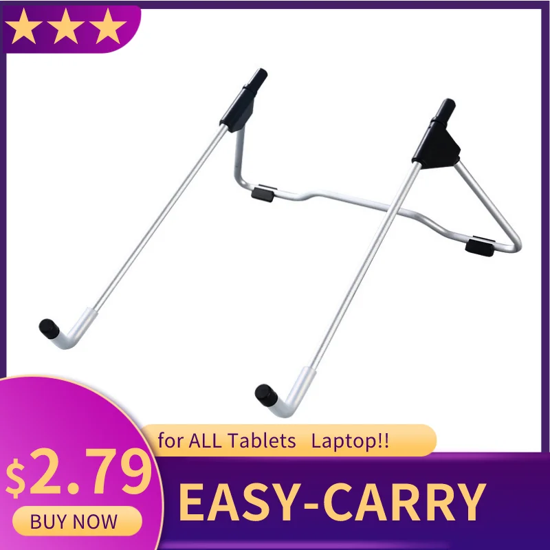 

Adjustable Easy Carry Portable Folding Computer Stand Tablet Stand 6 Colors Computer Accessories Height Suitable for All Laptops