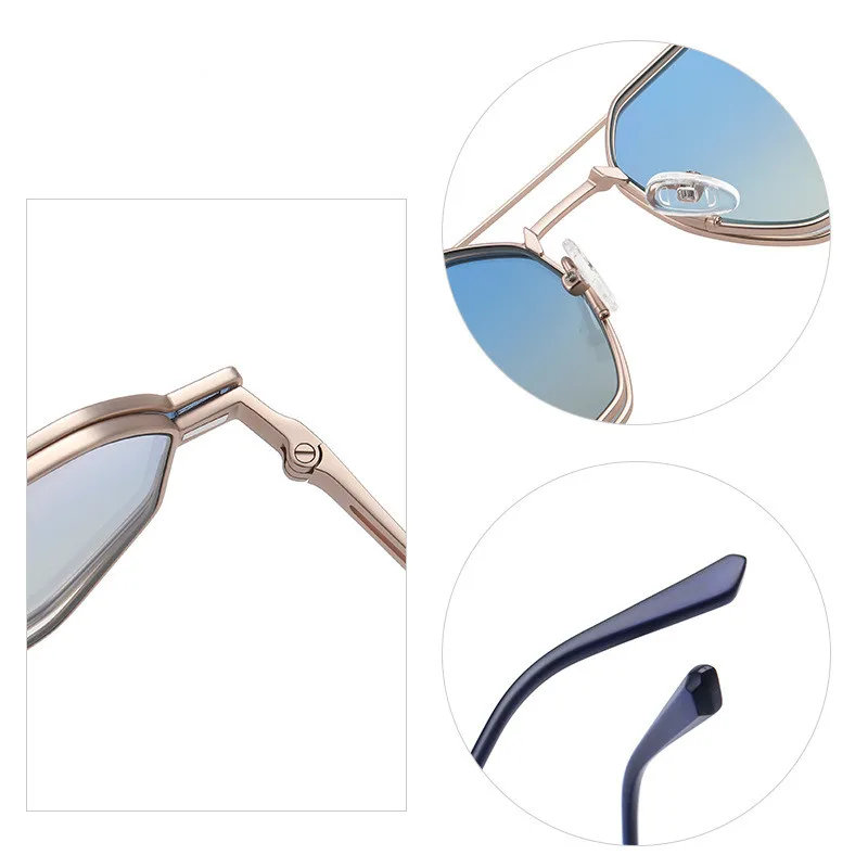 Модные поляризованные солнцезащитные очки для мужчин и женщин с магнитным