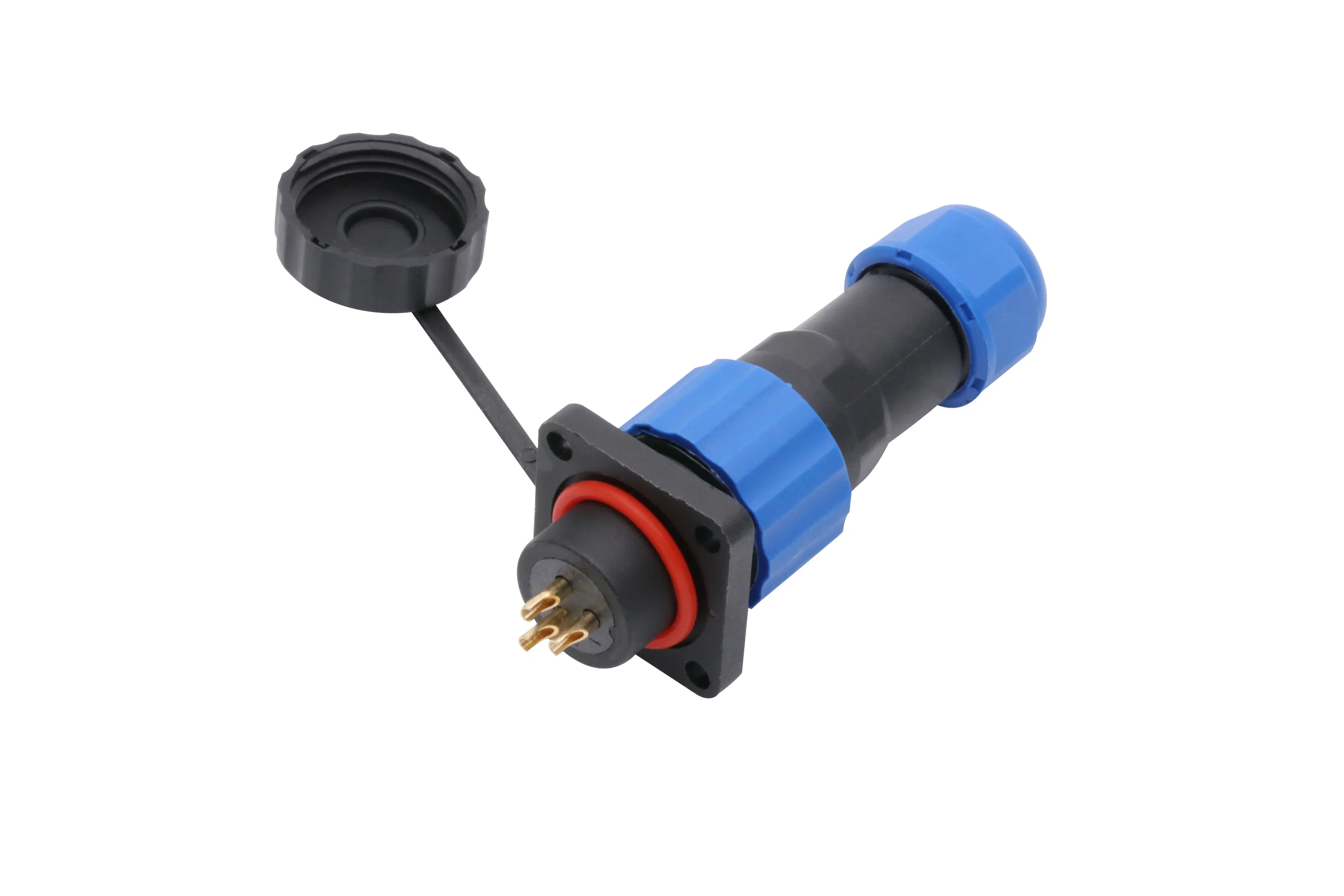 1pc SP16 Aviation Connector Square Waterproof 2/3/4/5/6/7/9pins IP68 Male Plug&ampFemale Socket Wire Cable Terminal Panel Universal |