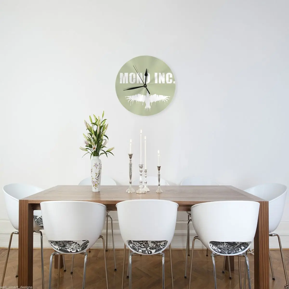 Моно Инк вечно в моем сердце часы настенное украшение комната настенные