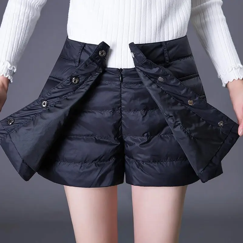 Winter Women Golf Shorts Paris Gates Golf Wear Women Down Cotton Shorts Women's Golf Clothing Fashion Casual Skirts Horse