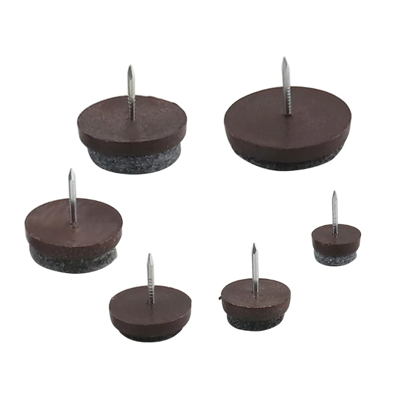 

50 Pcs Furniture Leg Bottom Feet Glides Round Heavy Duty Felt Furniture Pads