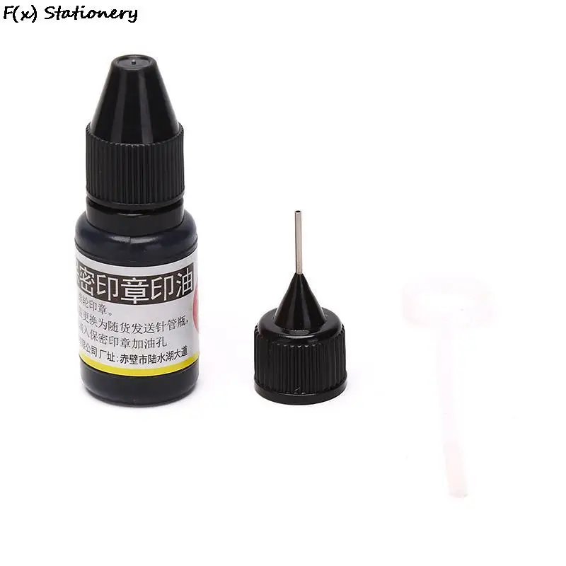

Refill Ink Black Ink For Identity Guard Theft Protection Roller Stamp Photosensi Black Ink Consumables Stamp Material