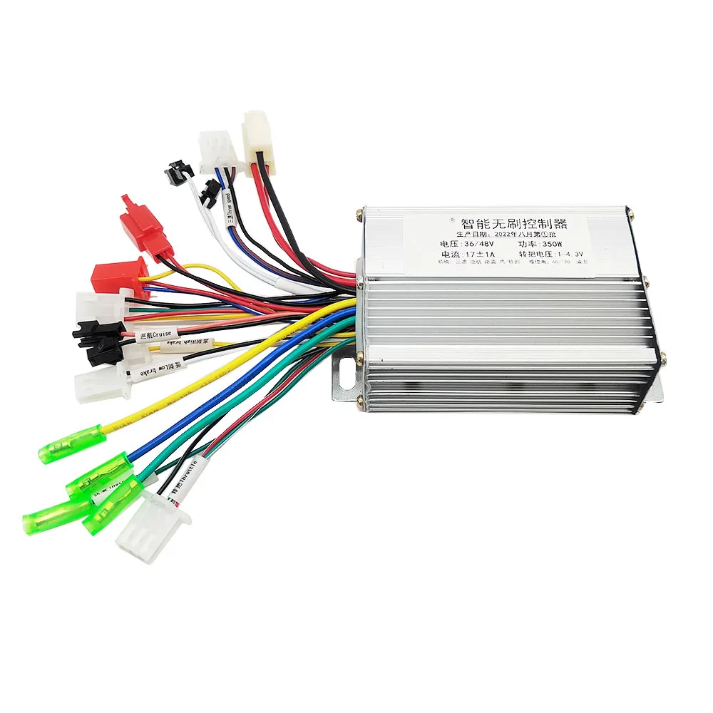 Electric Bike Accessories Brushless DC Motor Controller 36V/48V 350W For Electric Bicycle E-bike Scooter High Quality