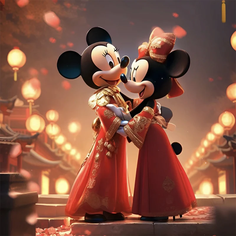 5D Ручная Работа Дисней Набор Для Алмазной Живописи Микки Маус Минни Мультяшный