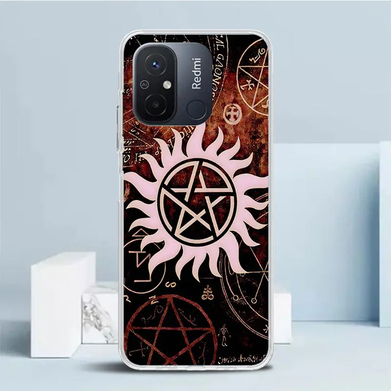 Фото Силиконовый чехол для телефона Babaite Supernatural SPN Dean And Sam для Xiaomi Redmi 12 12C 13 13C 14C 10 10A 10C 9 9A 9C 9T 8 8A 7 7A №3