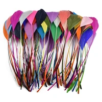 20pcslot colored goose feather decoration artificial needlework geese dream catcher goose feathers handicraft accessories decor