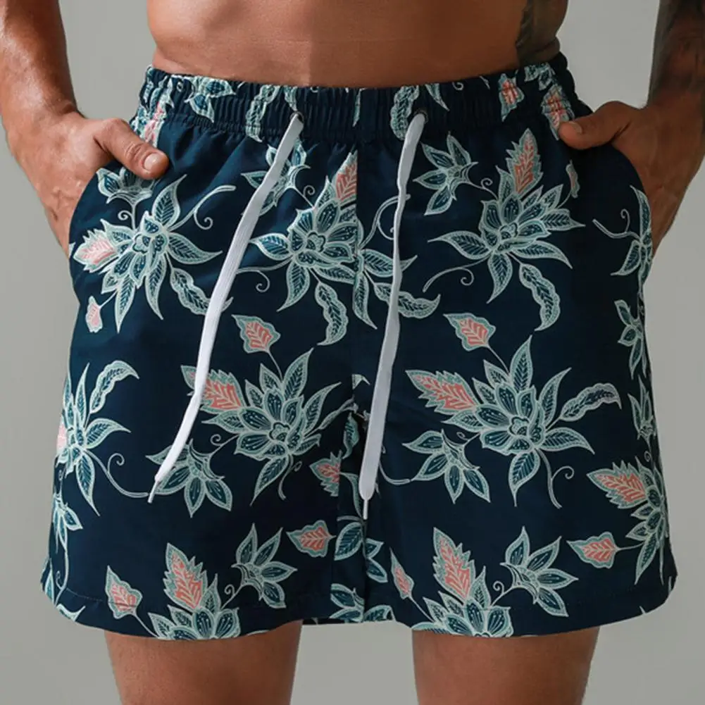 

Lightweight Polyester Mid Length Swimming Shorts for Mountain Climbing